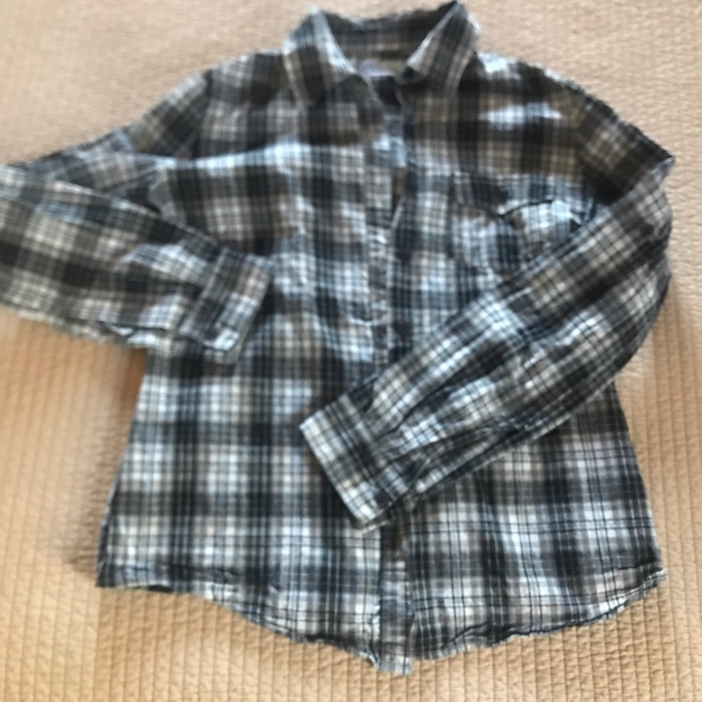 Plaid shirt M boys